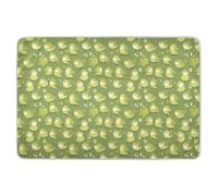 Green Cute Birds - Almohadilla de entrenamiento para orinal extra grande y reutilizable, suave, absorbente, cambiador de pañales, colchón de viaje transpirable para bebés y niños, 52 pulgadas de largo