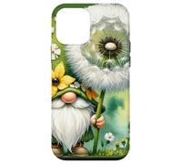 Green Dandelion Flower Gardening Must Haves For Gnome Lover Carcasa para iPhone 12 mini