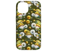 Green Dandelion Gnomes For Garden Mom Floral Flower Pattern Carcasa para iPhone 14
