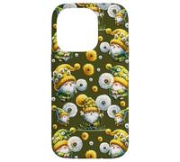 Green Dandelion Gnomes For Garden Mom Floral Flower Pattern Carcasa para iPhone 14 Pro