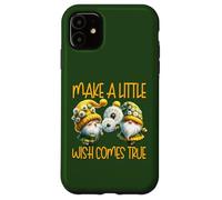 Green Dandelion Make A Little Wish Gnome Graphic For Summer Carcasa para iPhone 11