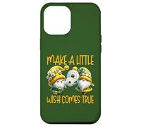 Green Dandelion Make A Little Wish Gnome Graphic For Summer Carcasa para iPhone 12 Pro Max