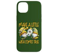 Green Dandelion Make A Little Wish Gnome Graphic For Summer Carcasa para iPhone 14 Plus
