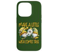 Green Dandelion Make A Little Wish Gnome Graphic For Summer Carcasa para iPhone 14 Pro