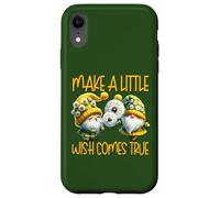 Green Dandelion Make A Little Wish Gnome Graphic For Summer Carcasa para iPhone XR