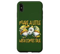 Green Dandelion Make A Little Wish Gnome Graphic For Summer Carcasa para iPhone XS Max