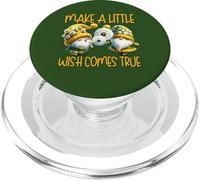 Green Dandelion Make A Little Wish Gnome Graphic For Summer PopSockets PopGrip para MagSafe