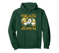 Green Dandelion Make A Little Wish Gnome Graphic For Summer Sudadera con Capucha