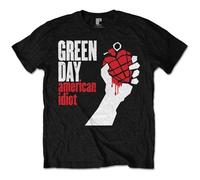 Green Day American Idiot Band - Camiseta para niños, color negro, Negro -, M (7-8 años)