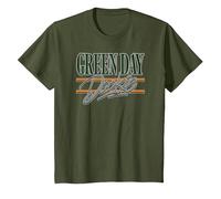 Green Day Dookie 90s Souvenir Camiseta, Niños, Verde Oliva, 2 años