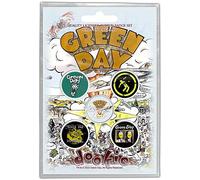 Green Day Juego de 5 insignias Dookie (talla única), multicolor, Multicolore, talla única