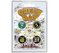 Green Day Juego de 5 insignias Dookie, verde, talla única
