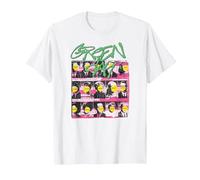 Green Day Nimrod Pink Paint Camiseta, Hombre, Blanco, 5XL