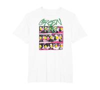 Green Day Nimrod Pink Paint Camiseta, Hombre Tallas Grandes, Blanco, 5X Alto