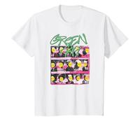Green Day Nimrod Pink Paint Camiseta, Niños, Blanco, 6 años