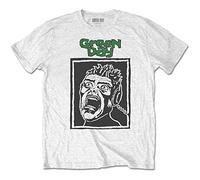 Green Day - T-Shirt # L Unisex White # Scream