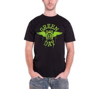 Green Day - T-Shirt # S Black Unisex # Neon Black