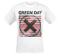 Green Day - T-Shirt # Xl White Unisex # Xllusion