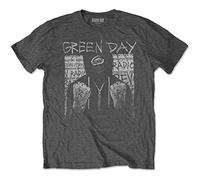 Green Day - T-Shirt # Xxl Unisex Grey # Ski Mask