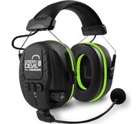 GREEN DEVIL Shield LD Aktiver Gehörschutz - elektronischer Gehörschützer mit Bluetooth 5.3 Technologie Integriertes Mikrofon EN352-konforme SNR 32dB für Mähen und Lärmintensive