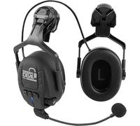 GREEN DEVIL Shield LD: Protección auditiva activa con tecnología Bluetooth 5.3, micrófono integrado EN352, SNR 32 dB para siega y ruido intenso, Accesorios