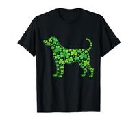 Green Dog Shamrock Puppy St Patricks Day Hombres, Mujeres Niños Camiseta