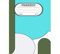 Green Doodle Drops College Ruled Notebook - Artistic 8.5 x 11 Inch Journal for School & Creative Minds: 120 Page Large Notebook with Unique Abstract Design for Notes, Studies & Everyday Use