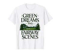 Green Dreams Fairway Scenes Diseño de Campo de Golf Camiseta