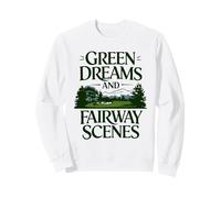 Green Dreams Fairway Scenes Diseño de Campo de Golf Sudadera
