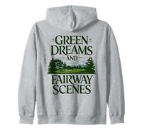 Green Dreams Fairway Scenes Diseño de Campo de Golf Sudadera con Capucha