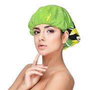 Green Duck - Gorro de dormir de satén para adultos, protección y comodidad para el cabello, color negro, talla única