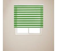 Green Duo - Estor enrollable de 65 x 340 cm, fácil instalación, sin agujeros, para ventanas y puertas, con accesorios de montaje, perfecto para el hogar y la oficina