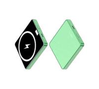 (Green) E30 10000mah Magnetic Power Bank 15w Wireless Charging Pd + Qc 20w External Battery Pack Phone Charger