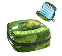 Green Earth Day - Bolsa de almacenamiento portátil para servilletas sanitarias, Varios colores, 4.7x6.6x6.6 in/12x17x17 cm