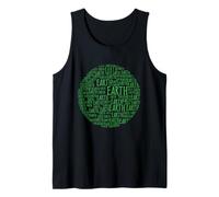 Green Earth Eco Cambio Climático Protección Ambiental Regalo Camiseta sin Mangas