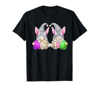 Green Easter Gnomes For Women Cute Easter Eggs & Bunny Ears Camiseta