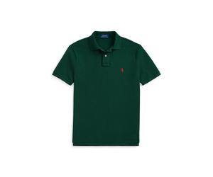 Green El icónico polo de piqué Custom Slim Fit M