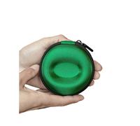 (Green) EVA Watch Storage Box Convenient Watch Sleeve Pressure Resistant Circular Watch Bag Anti Friction Anti Drop Case Red