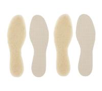 Green Feet 2 pares de plantillas gruesas de lana de cordero, cálidas, con refuerzo térmico gratuito de 5 horas, lana de cordero auténtica para hombre y mujer en talla 42