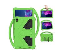(Green) For Lenovo Tab P11 / J606F EVA Flat Anti Falling Protective Case Shell with Holder(Black)