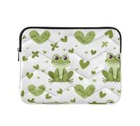 Green Frog - Funda para portátil de 13 a 14 pulgadas, funda de transporte para portátil de 13 pulgadas, fundas para laptop de 14 pulgadas