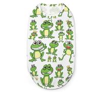 Green Frogs Funny Faces Doghirtsummer Camiseta para Mascotas, Camiseta sin Mangas sin Mangas, Ropa para Mascotas Formal para Cachorros y Gatos, Talla XX-Large