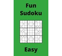 Green Fun Sudoku Book, 9x9 Puzzles, 150 Pages, 5x8, Easy