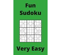 Green Fun Sudoku Book, 9x9 Puzzles, 150 Pages, 5x8, Very Easy