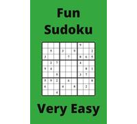 Green Fun Sudoku Book, 9x9 Puzzles, 200 Pages, 5x8, Very Easy