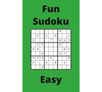 Green Fun Sudoku Book, 9x9 Puzzles, 300 Pages, 5x8, Easy