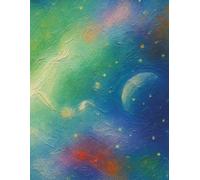 Green Galaxy Notebook: A Journal for Letting Your Mind Wander, Dream, and Escape from Reality