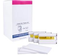 green gecko Papel fotográfico y cinta compatible con Canon KP-108IN y RP-108 para Selphy CP1500 CP1300 CP1200 CP1000 CP910 CP900 CP820 CP810 CP800 CP780 CP770 CP760 CP730 CP720. CP710-108 hojas en 100