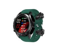 (Green glue) JM03 Smart Watch T10 Bluetooth Call Bracelet TWS Headset 2-in -1 Music Heart