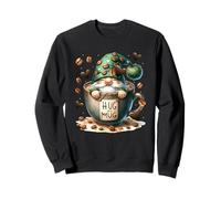Green GNOME Graphic For Women Hug In A Mug For Coffee Mom Sudadera
